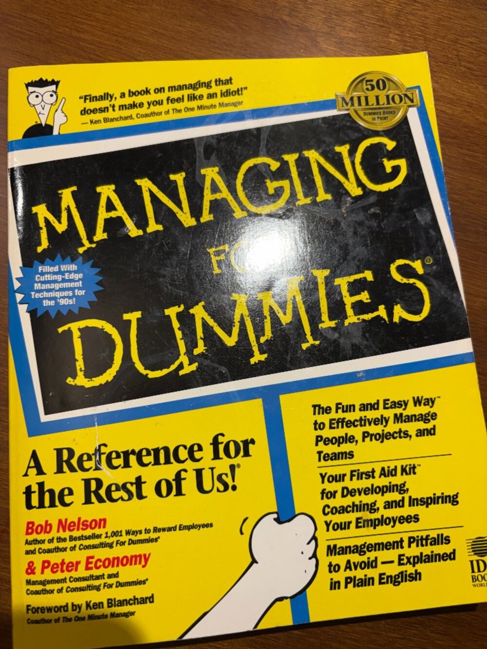 Managing Management For Dummies Book